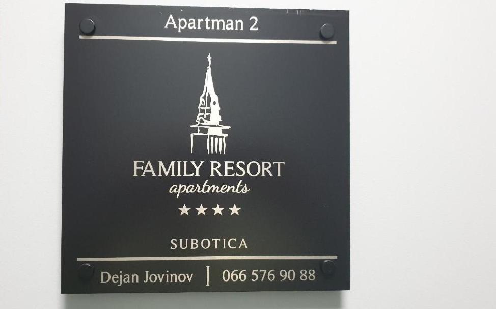 Family Resort Subotica Apartments Экстерьер фото